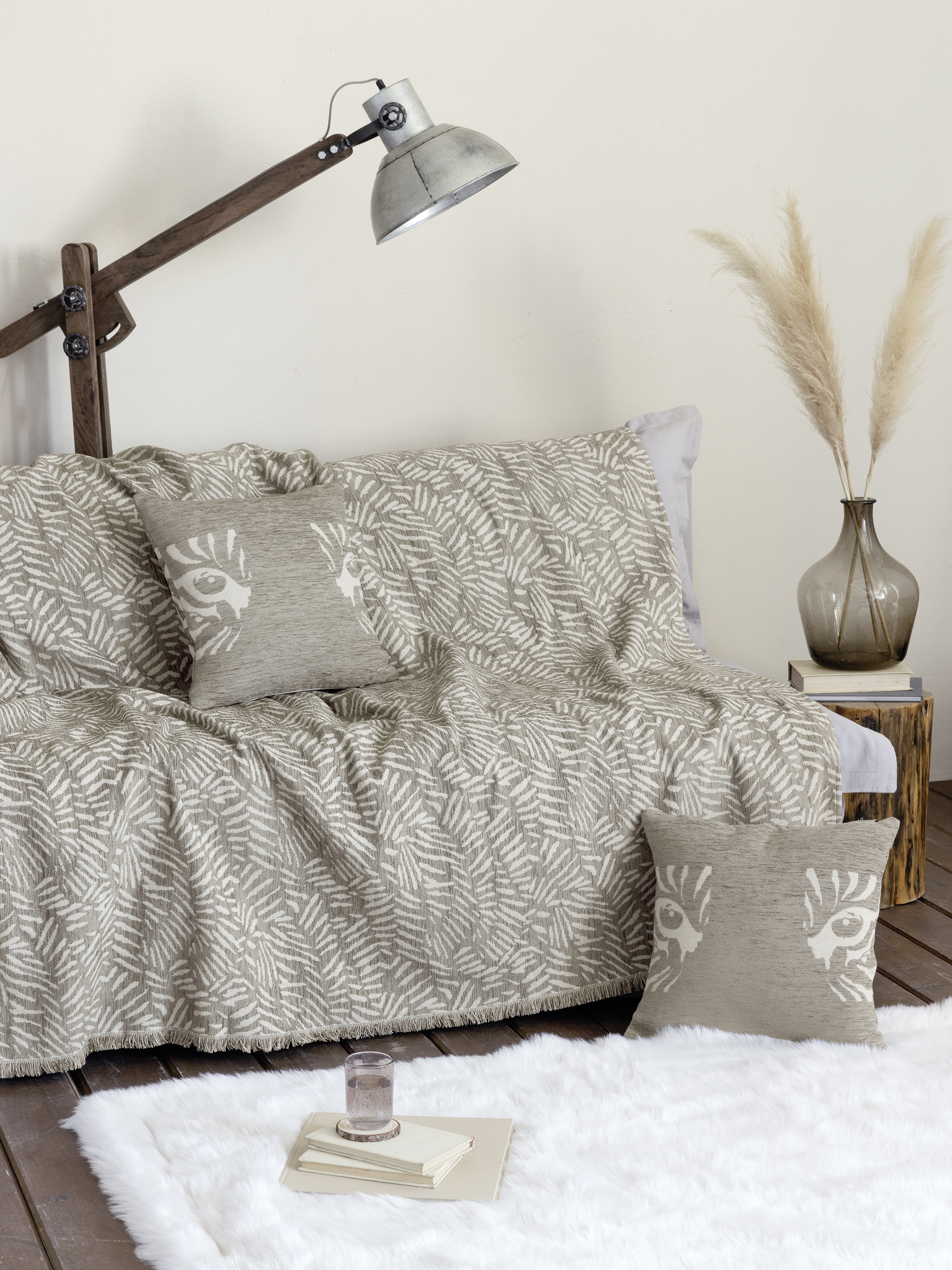 Ριχτάρι Διθέσιος 180x240 Nima Home Lebrand Taupe